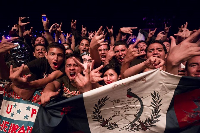 Fanáticos de Iron Maiden desde Guatemala