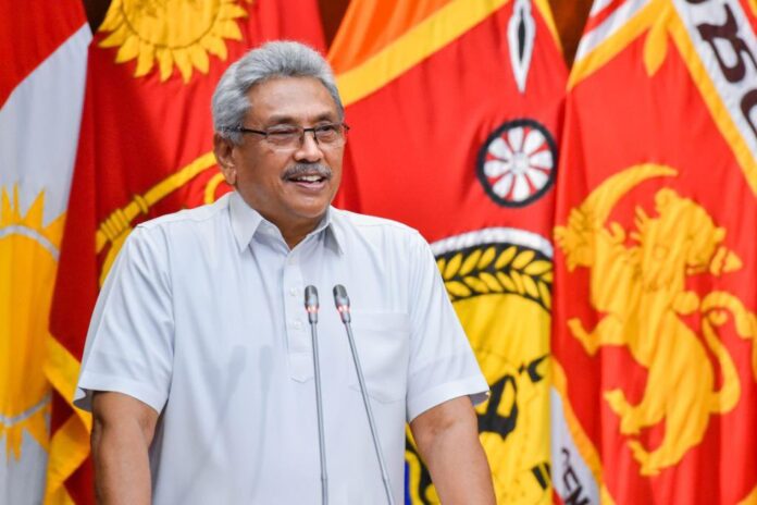 presidente de sri lanka