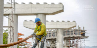 Paso multinivel de redondel integración presenta un 50% de avance