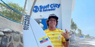 Registran el fallecimiento del surfista ecuatoriano