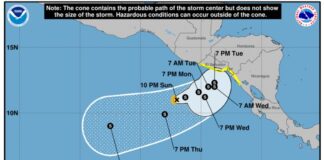 Declaran 15 días de estado de emergencia por tormenta Tropical Pilar