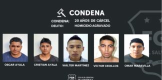 Condenan a 5 pandilleros por homicidio agravado
