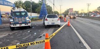 Un fallecido tras fuerte accidente en Opico