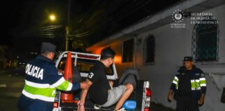 Capturan a conductor por huir de un control antidoping y negarse a realizarse el alcotest en Santa Tecla