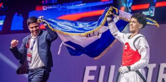 Salvadoreño Christopher Astorga gana oro en Mundial Cadete de Taekwondo 2025