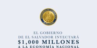 Gobierno anuncia inversión de $1,000 millones a la economía nacional