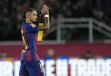 Raphinha: «Aún no estoy apto para jugar 90 minutos»