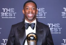 Dembelé, premiado con el The Best al mejor jugador de 2025
