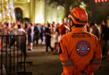 Protección Civil desarrolla simulacro de incendio estructural como parte del Plan Fin de Año 2025