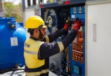 Realizan trabajos de mantenimiento eléctrico en la Estación de Bombeo 1 del sistema Torogoz