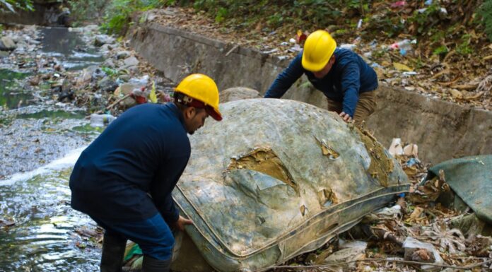 Desarrollan jornadas de limpieza en quebrada Amatepec, Zona 6