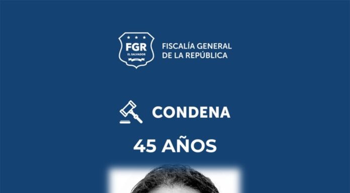 Condenan a 45 años de prisión a mujer por homicidio agravado en Mejicanos