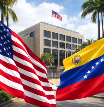 EE.UU. retoma operaciones en su embajada en Caracas tras siete años