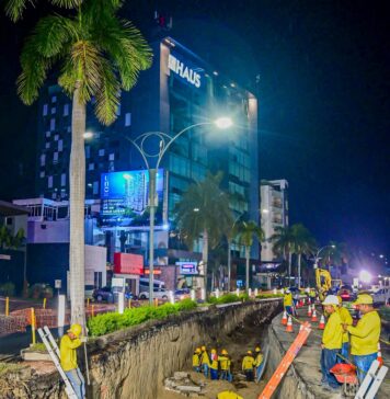 Desarrollan obras en el sistema de drenajes en la Zona Rosa