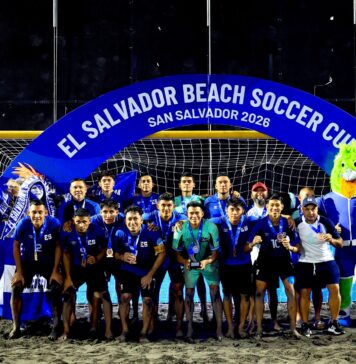El Salvador se queda con el tercer puesto en torneo internacional de fútbol playa
