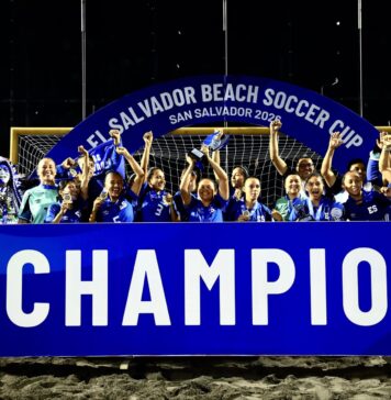 El Salvador conquista el bicampeonato en fútbol playa femenino