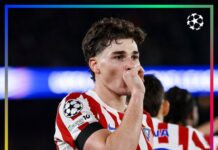 Atlético de Madrid derrotó 2 a 0 a Barcelona en el duelo de ida de los cuartos de final de la Champions