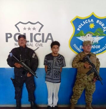 Capturan por tercera vez a presunto pandillero de la MS-13 en Ciudad Arce