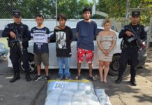 Operativo nocturno deja cuatro capturados con droga en Usulután