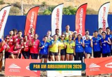 El Salvador gana medalla de bronce en el PanAm AirBadminton Cup 2026