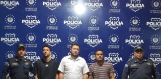 Capturan a tres sujetos por tráfico de drogas en Ahuachapán