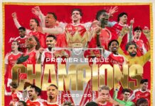 Arsenal es campeón y termina con una racha de 22 años sin títulos en la Premier League