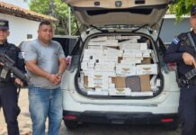 Capturan en San Miguel a hombre que transportaba mercadería de contrabando