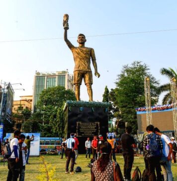 La estatua de Lionel Messi en la India será retirada por motivos de seguridad