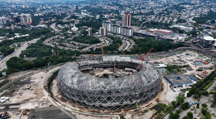 Construcción del nuevo Estadio Nacional alcanza 50 % de avance, informa INDES