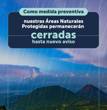 MARN cierra temporalmente las Áreas Naturales Protegidas por lluvias asociadas a la tormenta Cristina