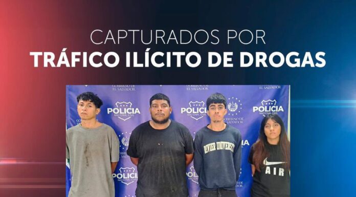 Capturan a cuatro personas con droga durante control vehicular en Colón