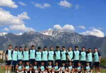 Primer entrenamiento de la Selecta en Utah