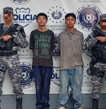 Capturan a dos presuntos pandilleros en Soyapango tras denuncia difundida en redes sociales