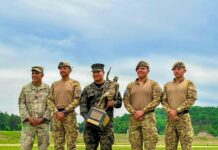 Fuerza Armada de El Salvador obtiene primer lugar en competencia internacional de tiro de combate