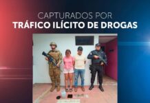 Capturan a pareja acusada de tráfico de drogas en Usulután Oeste