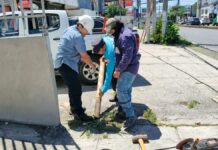 CAM San Salvador retira 19 obstáculos instalados sin autorización en el Paseo General Escalón