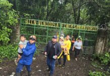 Evacúan a familia en San Juan Opico ante riesgo por crecida del río El Trapiche