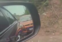 VMT sanciona a conductor por uso ilegal de sirenas y circulación sobre el hombro de la carretera