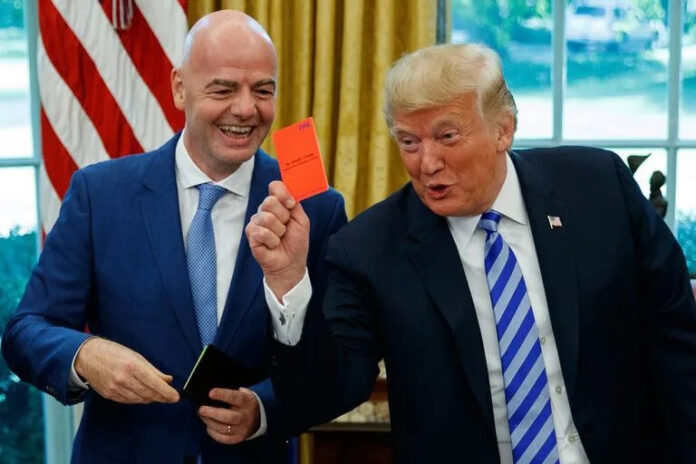 Donald Trump y Infantino