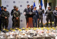 Autoridades brindan detalles sobre la incautación de droga más grande en la historia de El Salvador