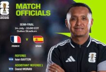 Iván Bartón hará historia al dirigir la semifinal entre España y Francia en el Mundial 2026
