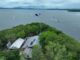 Presidente de Honduras encabeza ceremonia de izada de bandera en Isla Conejo