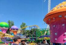 Protección Civil inspecciona juegos mecánicos de SívarLand previo a las Fiestas Agostinas 2026