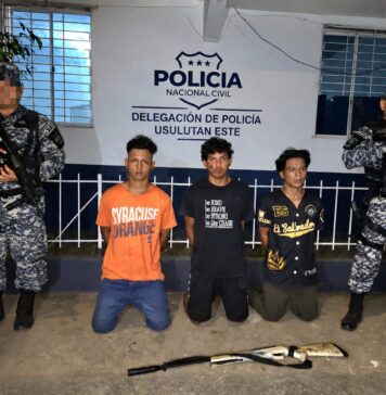 Detienen a tres presuntos pandilleros en Usulután