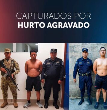 PNC sorprende a dos personas mientras hurtaban una motocicleta