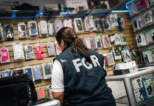 FGR mantiene operativos en comercios vinculados a red que introducía celulares y consolas de contrabando