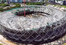 Nuevo Estadio Nacional de El Salvador registra importantes avances en su construcción