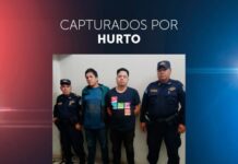Detienen a los presuntos responsables de hurtar un vehículo en Ahuachapán Centro