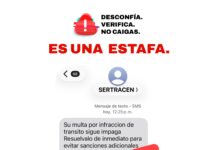 MOPT alerta sobre mensajes fraudulentos que simulan multas de tránsito