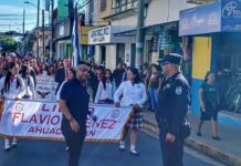 PNC brinda seguridad durante actividades estudiantiles en La Paz y Ahuachapán